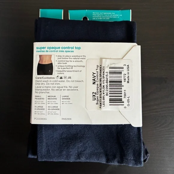 Women's Opaque Tights - Picture 2 of 4